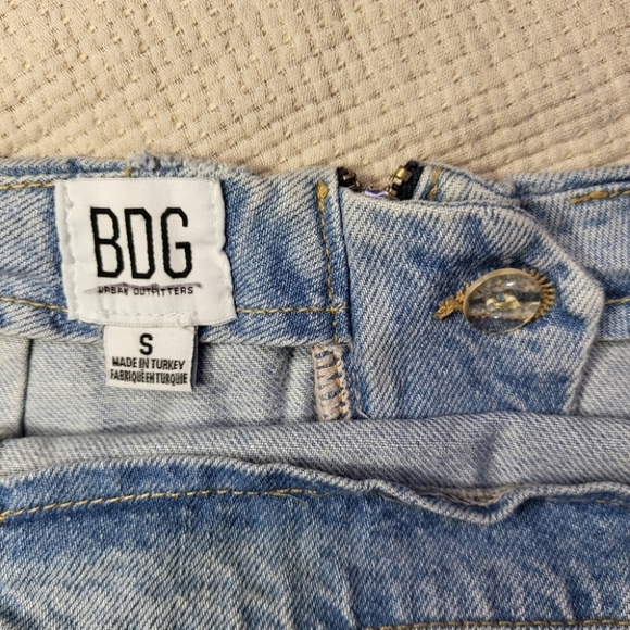 Urban Outfitters BDG Rebecca Lace Up Denim Skirt Size Small High Waist Zip Up - Picture 9 of 11